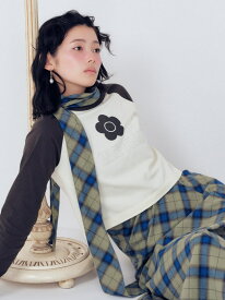 【LILY BROWN×MARY QUANT】デイジープリントラグランロンT LILY BROWN リリーブラウン トップス カットソー・Tシャツ ホワイト グレー ピンク【送料無料】[Rakuten Fashion]