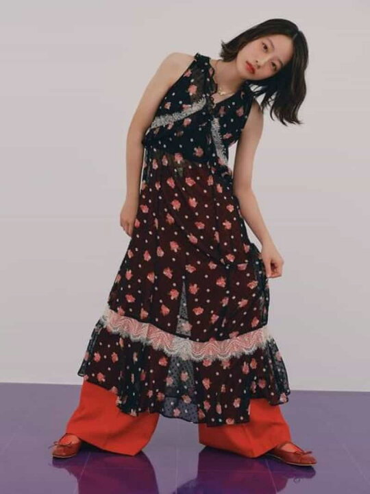 楽天市場】【LILY BROWN × ANNA SUI】バリエ柄ワンピース LILY BROWN 
