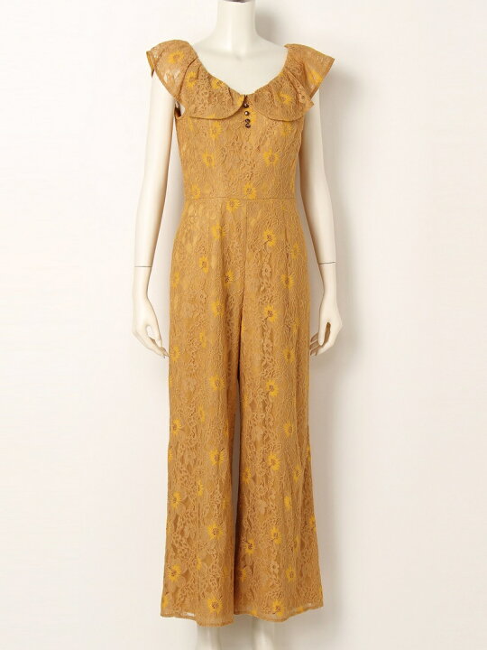 楽天市場】【SALE／80%OFF】お花柄レースロンパース LILY BROWN リリー 