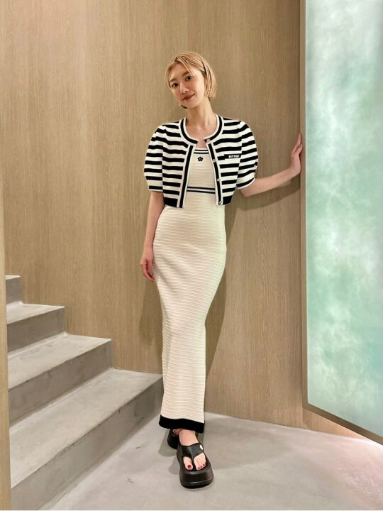 楽天市場】【LILY BROWN*MARY QUANT】クロップドニットカーディガン 