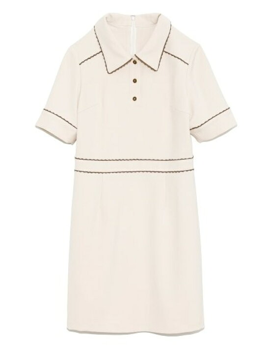 楽天市場】【SALE／50%OFF】衿付きパイピングミニワンピ LILY BROWN  