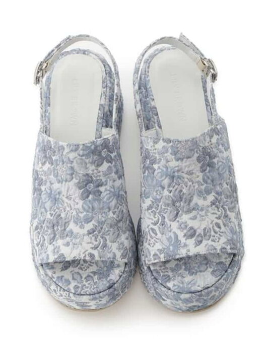 楽天市場】【SALE／50%OFF】ジャガードフラットフォームサンダル 
