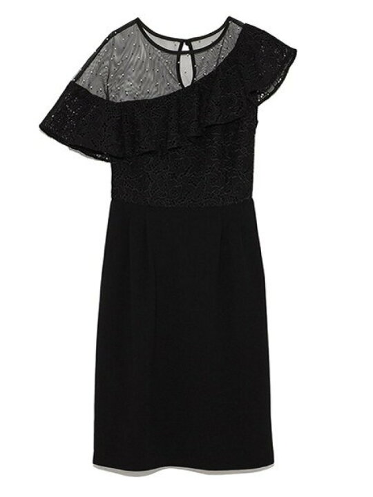楽天市場】【SALE／40%OFF】ワンショルダーシアードレス LILY 