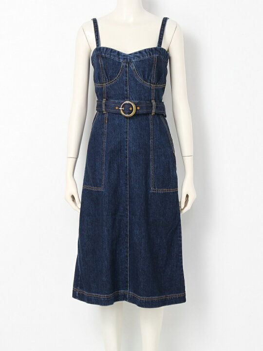 楽天市場】【SALE／40%OFF】リメイクライクデニムワンピース LILY  