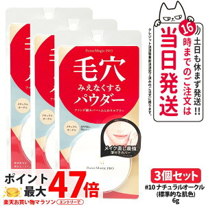 �y3�Z�b�g �������K�i�z�|�C���g�}�W�b�NPRO �v���X�g�p�E�_�[ C 10 �i�`�������I�[�N�� 6g SPF50+ PA++++ �ь��J�o�[ �e�J���h�~ �Z�~�}�b�g�� �ь����X �g�[���A�b�v �R���p�N�g�p�E�_�[ ����