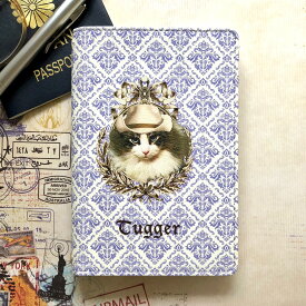 【オーダーメイド】うちの子グッズ 猫グッズ 犬グッズ ペットグッズ ビクトリアン ダマスク ペットの写真 うちの子の写真 メモリアル 記念品 ペットロス ウサギ インコ アンティーク オリジナル プレゼント 雑貨マルチケース パスポートケース 診察券ホルダー