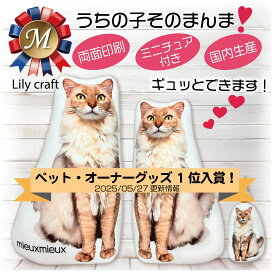 うちの子グッズ　うちの子クッション　Mサイズ　ぬいぐるみ　人形　ペットグッズ　オーダーメイド　オーダークッション　ペットの写真　うちの子の写真　リアル　結婚式　メモリアル　ペットロス　虹の橋　遺骨カプセル　国内生産　等身大　中型犬　49cm　　オリジナル