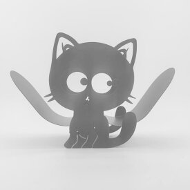 トイレロールホルダーペーパースタンド無料立っているかわいい目新しさ動物型の家の猫