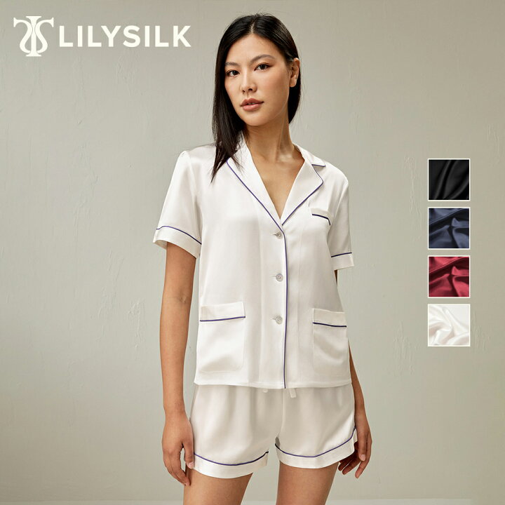 楽天市場】LILYSILK(リリーシルク) シルク パジャマ レディース 半袖 