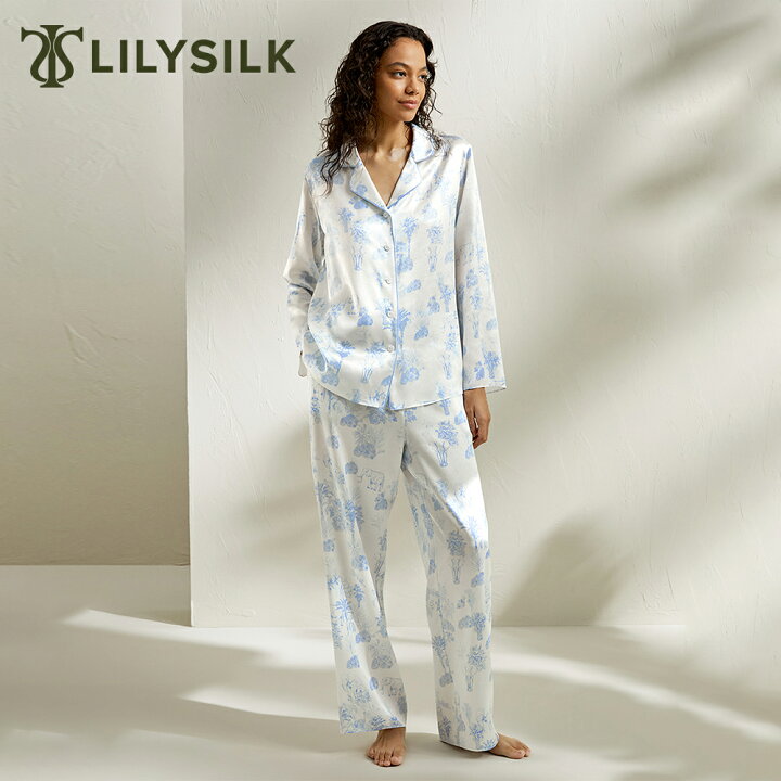 楽天市場】LILYSILK リリーシルク シルク パジャマ レディース 長袖 