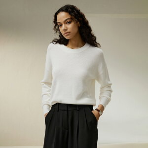 LILYSILK(�����[�V���N) �Z�[�^�[ ���f�B�[�X �E�[��100% �j�b�g ����@�Ő􂦂� ��� �N���[�l�b�N �h���b�v�V�����_�[ �����m�E�[���Z�[�^�[ �_�炩�� �㎿ �t�@�b�V���� �v���[���g �M�t�g