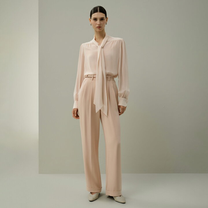 楽天市場】LILYSILK シルク ブラウス ボウタイ レディース シルク100 