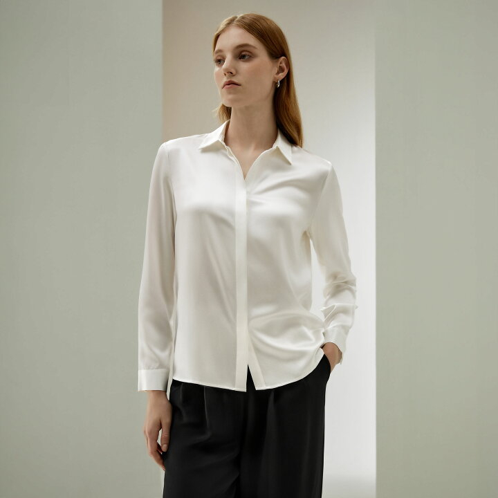 楽天市場】LILYSILK(リリーシルク) シャツ レディース おしゃれ シルク 