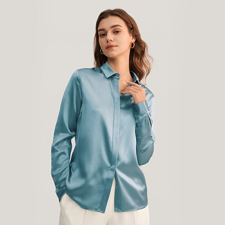 楽天市場】LILYSILK(リリーシルク) シャツ レディース おしゃれ シルク 