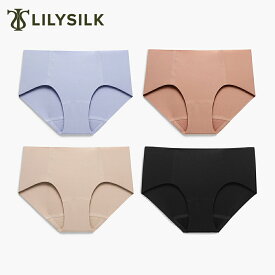 LILYSILK(リリーシルク) シルク ショーツ レディース シームレス セット 下着 パンツ 大きいサイズ かわいい 縫い目なし 2枚セット 4枚セット 敏感肌適用 肌に優しい 着心地良い 母の日 ギフト プレゼント