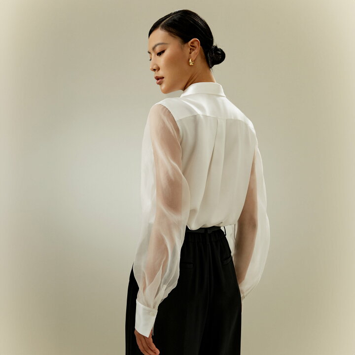 楽天市場】LILYSILK(リリーシルク) シルク ブラウス レディース 長袖 