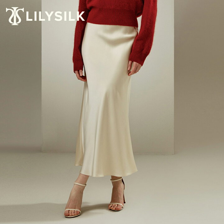 楽天市場】LILYSILK(リリーシルク) シルク スカート ロング マキシ丈  