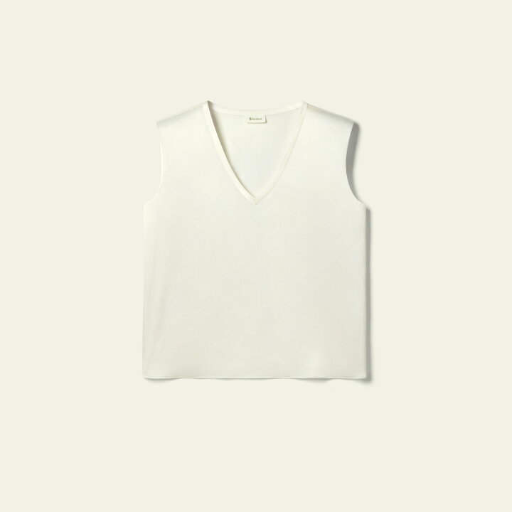 楽天市場】LILYSILK シルク トップス レディース ノースリーブ Vネック 