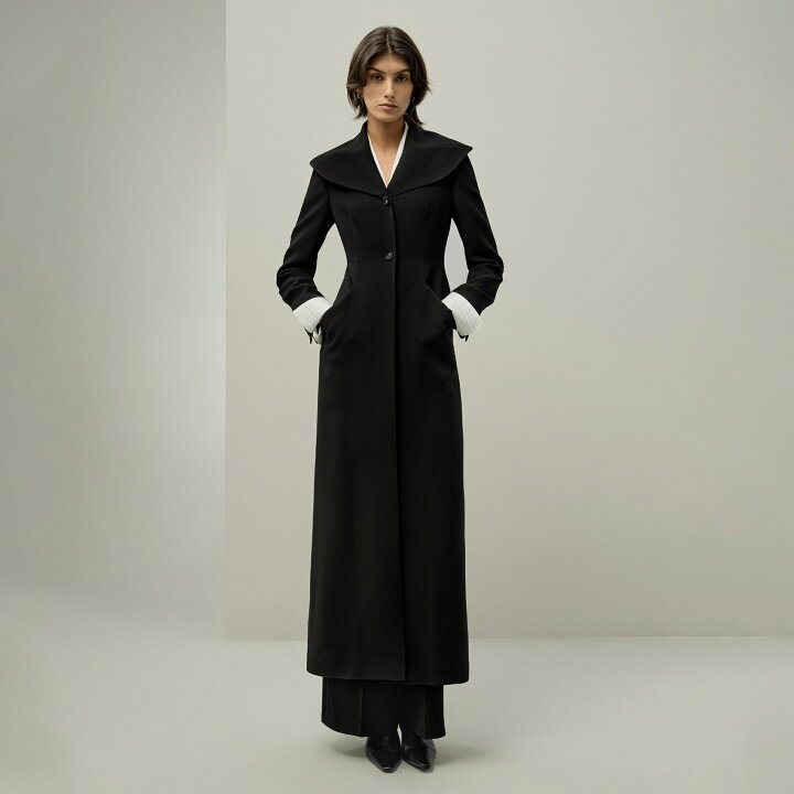 楽天市場】LILYSILK シルク ウール コート レディース 秋 冬 ロング丈 