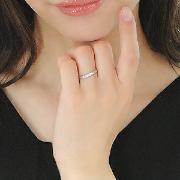 楽天市場】Pt950【0.20ct】ダイヤモンド ウェーブデザイン リング 