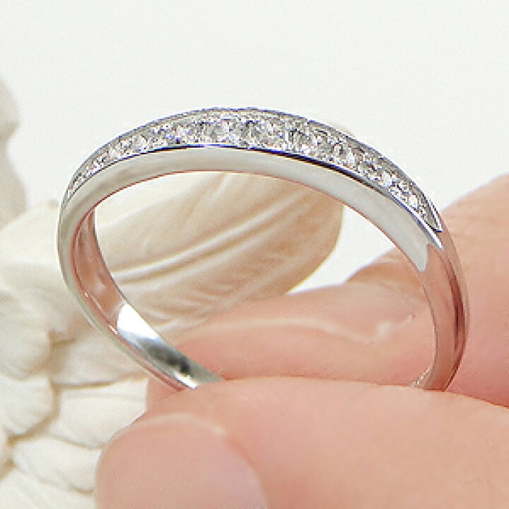 楽天市場】Pt950【0.20ct】ダイヤモンド ウェーブデザイン リング 