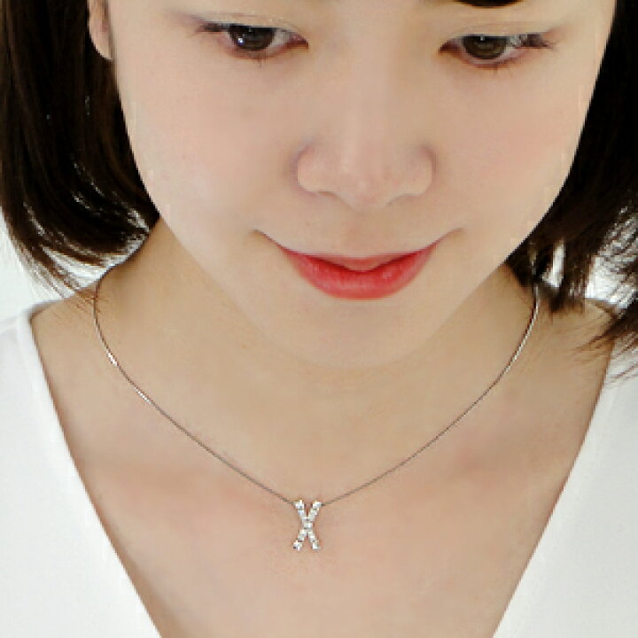 楽天市場】Pt900【0.25ct】ダイヤモンド クロスモチーフ ネックレス 