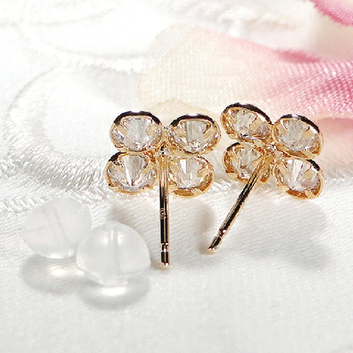 楽天市場】K18YG【1.00ct】ダイヤモンド 四つ葉 クローバーモチーフ 