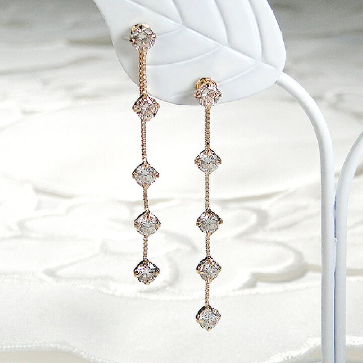 楽天市場】K18YG【1.00ct】2WAYデザイン ダイヤモンド ロング  