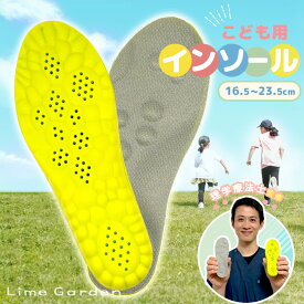 理学療法士監修【厚めx2組セット】 インソール 子供 サイズ調整 衝撃吸収 メッシュ素材 キッズ スポーツ サッカー 中敷 扁平足 内股 外股 O脚 X脚 でお悩みにも 【低反発x土踏まず補助xニオイ対策】【30日間品質保証】 追跡可能メール便でお届け