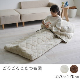 ポケットこたつ布団 ごろごろこたつ布団 約70×170cm あったかグッズ ポケットこたつ ごろ寝 クッション ビーズクッション 省スペース 省エネ 節電 コンパクト あったか 北欧 ギフト イケヒコ