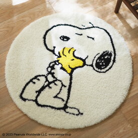 クロースフレンドマット 約65×65cm スヌーピー グッズ ピーナッツ PEANUTS おしゃれ ナチュラル マット インテリア 日本製