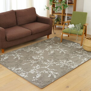 ラグ ラグマット カーペット タフト ナイロン デザイン/約200×250cm(約3畳相当) 消臭 防汚 静電気防止 防炎 防ダニ 床暖房対応 ホットカーペット対応 北欧 おしゃれ 日本製 国産 春 夏 オールシ