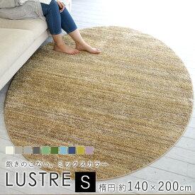 スミノエ/BIG SIZE RUG リュストル ラグ 約140×200cm（楕円形）ラグマット ラグ マット カーペット 絨毯 防音 遮音 滑り止め 防炎 防ダニ 遊び毛防止 国産 日本製 床暖房対応 ホットカーペット対応 新生活 父の日