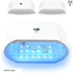 UV���C�g ���W���p UV/LED �W�F���l�C�� �l�C�����C�g �N���t�g �d�����C�g �܂肽���ݎ� �^�C�}�[�ݒ�\ USB Type-C �P�[�u�� 48W 48pcs(�z���C�g, 48