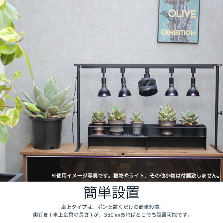 楽天市場】ライトレールスタンド 卓上スタンド ライト 育成ライト 植物  