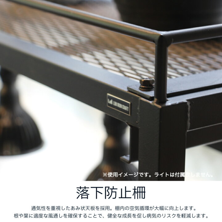 楽天市場】【水受けトレー付1段植物棚】 植物棚 アガベ 塊根植物 観葉 