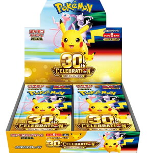 �y�V�i�\��z�|�P�����J�[�h�Q�[�� MEGA �g���p�b�N 30th CELEBRATION�yBOX�z�i4521329462417)