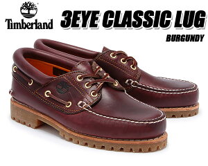 [ �|�C���g5�{&�ő�2000�~OFF�N�[�|�� ] TIMBERLAND 3EYE CLASSIC LUG Burgandy/bur 50009 �e�B���o�[�����h 3�A�C���b�g �N���V�b�N ���O �f�b�L ���J�V�� �J�W���A�� �o�[�K���f�B�[ �����Y �V���[�Y �C