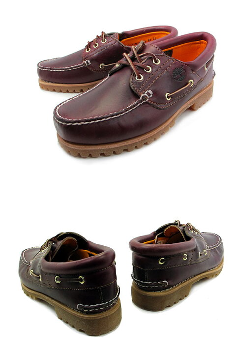 楽天市場】TIMBERLAND 3EYE CLASSIC LUG Burgandy/bur 50009 
