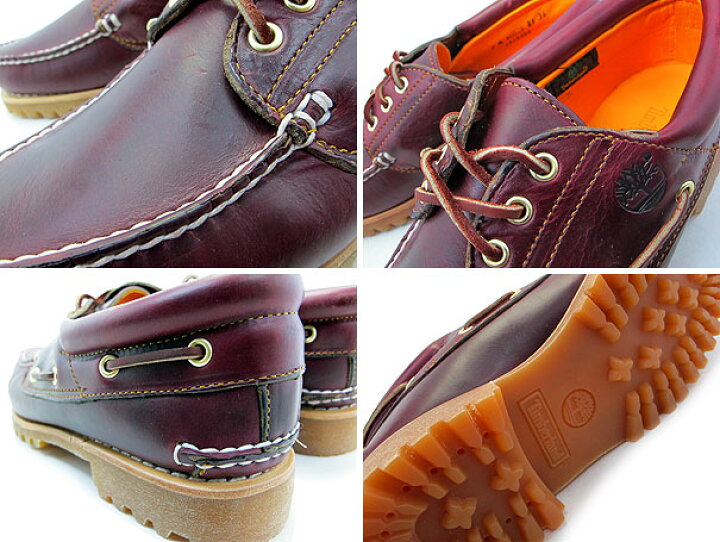 楽天市場】TIMBERLAND 3EYE CLASSIC LUG Burgandy/bur 50009 