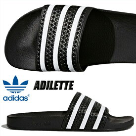 adidas ADILETTE black1/wht-blk1 280647 アディダス アディレッタ サンダル スポーツ シャワー パウダー ブラック