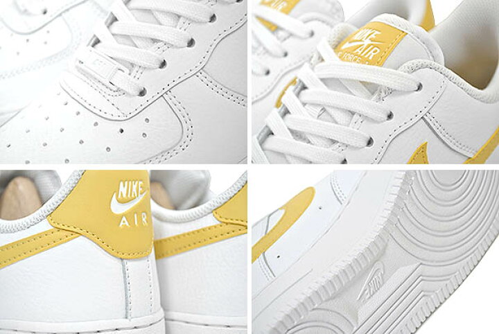 楽天市場】NIKE WMNS AIR FORCE 1 07 white/saturn gold-white-wht 