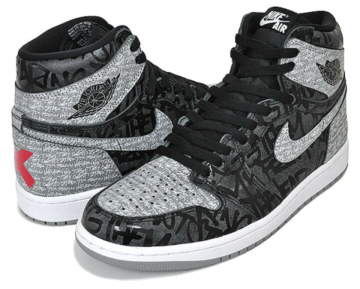 楽天市場】NIKE AIR JORDAN 1 RETRO HI OG REBELLIONAIRE black/white 
