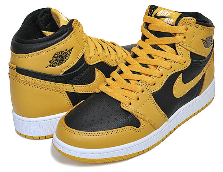 楽天市場】NIKE AIR JORDAN 1 HI OG GS POLLEN pollen/white-black 