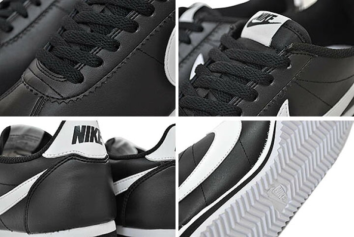楽天市場】NIKE WMNS CORTEZ LEATHER black/white-wht 807471-010 