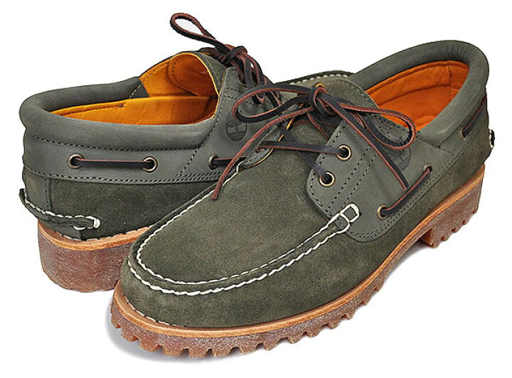 楽天市場】Timberland AUTHENTICS 3EYE CLASSIC LUG DARK GREEN SUEDE 