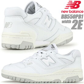 NEW BALANCE BB550PB1 width 2E WHITE GRAY ニューバランス 550 P550 ホワイト グレー EE