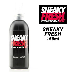 [ �|�C���gUP & �ő�2000�~OFF�N�[�|�� ] SNEAKY FRESH 150ml d0040004 �X�j�[�L�[ �t���b�V�� ���L�X�v���[ �h�L�X�v���[ �X�j�[�J�[�P�A �V���[�Y�P�A �f�I�h�����g