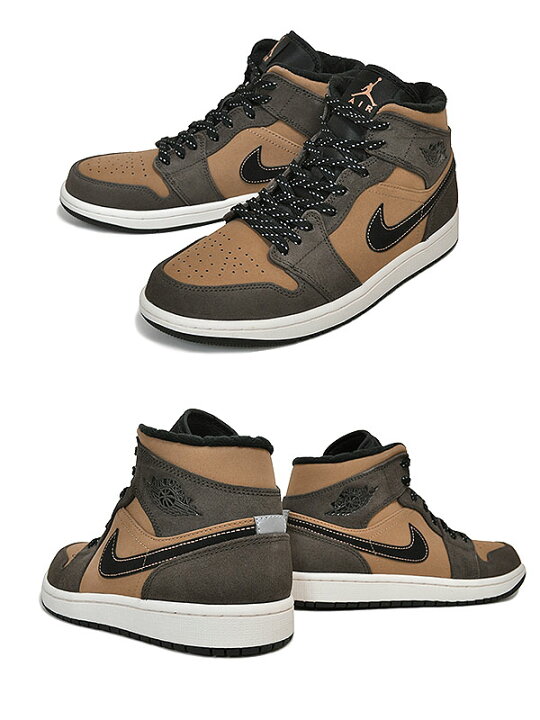 楽天市場】NIKE AIR JORDAN 1 MID SE dark chocolate/crimson bliss 