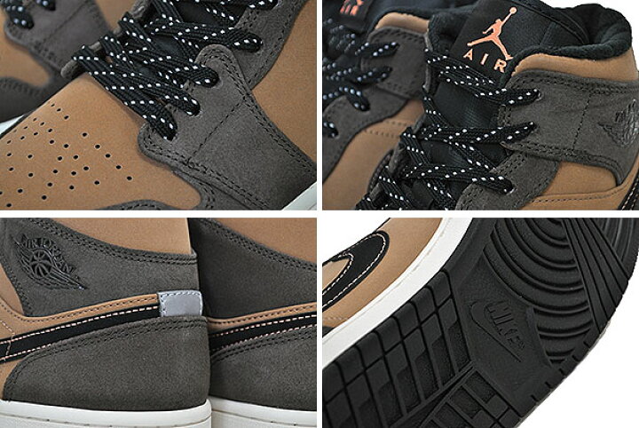 楽天市場】NIKE AIR JORDAN 1 MID SE dark chocolate/crimson bliss 